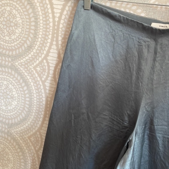 VINCE responsible drapey culotte in azure stone - Picture 8 of 14